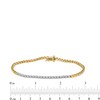 Thumbnail Image 3 of 1/5 CT. T.W. Diamond Line Bracelet in 10K Gold