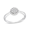 Thumbnail Image 1 of 1/6 CT. T.W. Multi-Diamond Frame Ring in 10K White Gold