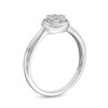 Thumbnail Image 3 of 1/6 CT. T.W. Multi-Diamond Frame Ring in 10K White Gold