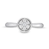 Thumbnail Image 3 of 1/6 CT. T.W. Multi-Diamond Frame Ring in 10K White Gold