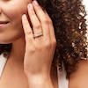 Thumbnail Image 2 of 1/2 CT. T.W. Certified Lab-Grown Diamond Rope Criss-Cross Ring in 14K White Gold (F/SI2)