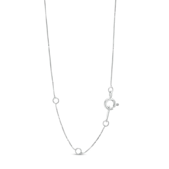 1/3 CT. T.w. Half-Moon Lab-Grown Diamond Frame Pendant in 14K White Gold (F/Vs2)