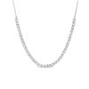 Thumbnail Image 1 of 2 CT. T.W. Certified Lab-Grown Diamond Line Necklace in 14K White Gold (F/SI2)