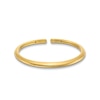 Thumbnail Image 0 of Polished Open Bangle in Sculpted Hollow 14K Gold - 7.25"
