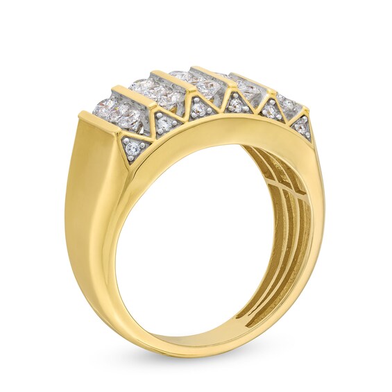 1 CT. T.w. Certified Lab-Grown Diamond Multi-Row Column Ring in 10K Gold (F/Si2)