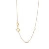 Thumbnail Image 3 of 1 CT. T.W. Certified Lab-Grown Diamond Graduated Curved Nine Stone Necklace in 14K Gold (F/SI2)