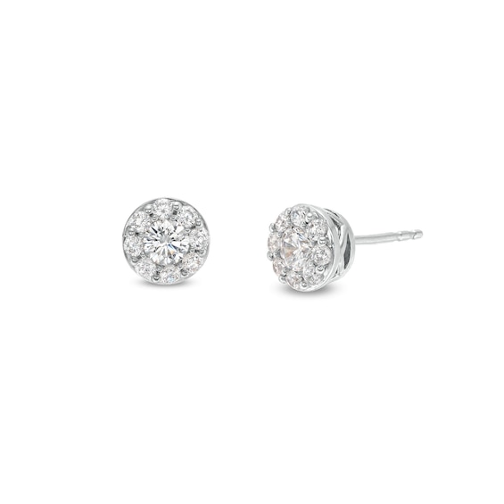 1/ CT. T.w. Certified Lab-Grown Multi-Diamond Stud Earrings in 14K Gold (F/Si2