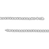 Thumbnail Image 2 of 1-1/4 CT. T.W. Diamond Curb Chain Bracelet in 10K White Gold - 7.25"