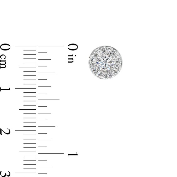 1 CT. T.w. Certified Lab-Grown Multi-Diamond Stud Earrings in 14K White Gold (F/Si2)