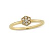 Thumbnail Image 1 of 1/10 CT. T.W. Hexagon Multi-Diamond Ring in 10K Gold