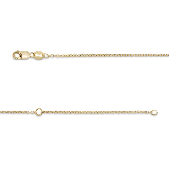 5/8 CT. T.w. Multi-Shaped Multi-Diamond Station "Y" Necklace in 10K Gold
