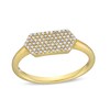 Thumbnail Image 1 of 1/5 CT. T.W. Multi-Diamond Sideways Hexagon Ring in 10K Gold
