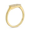 Thumbnail Image 3 of 1/5 CT. T.W. Multi-Diamond Sideways Hexagon Ring in 10K Gold
