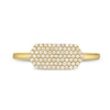 Thumbnail Image 4 of 1/5 CT. T.W. Multi-Diamond Sideways Hexagon Ring in 10K Gold