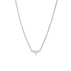 Thumbnail Image 1 of 1/5 CT. T.W. Marquise and Round Diamond Curved Necklace in 10K White Gold