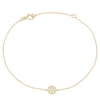 Thumbnail Image 1 of 1/20 CT. T.W. Multi-Diamond Bezel-Look Bracelet in 10K Gold