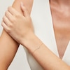 Thumbnail Image 2 of 1/20 CT. T.W. Multi-Diamond Bezel-Look Bracelet in 10K Gold