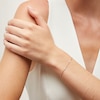 Thumbnail Image 2 of 1/4 CT. T.W. Baguette Diamond Seven Stone Station Bracelet in 10K Gold - 7.25"