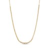 Thumbnail Image 0 of 1 CT. T.W. Certified Lab-Created Diamond Graduated Bezel-Set Necklace in 14K Gold (F/SI2) - 17"