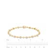 Thumbnail Image 3 of 1/4 CT. T.W. Diamond Station Bracelet in 10K Gold - 7”