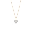 Thumbnail Image 0 of 1/5 CT. T.W. Heart-Shaped Multi-Diamond Frame Pendant in 10K Gold