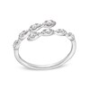 Thumbnail Image 1 of 1/4 CT. T.W. Diamond Bypass Ring in Sterling Silver