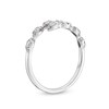 Thumbnail Image 3 of 1/4 CT. T.W. Diamond Bypass Ring in Sterling Silver