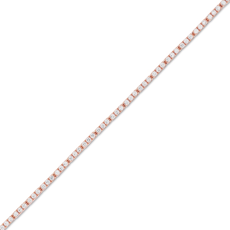 1 CT. T.W. Certified Lab-Created Diamond Line Bracelet in 14K Rose Gold (F/SI2)