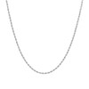 Thumbnail Image 1 of 1.8mm Round Rope Chain in Semi-Solid 14K White Gold - 18”