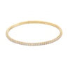 Thumbnail Image 1 of 1 CT. T.W. Certified Lab-Grown Diamond Flexible Bangle in 14K Gold (F/SI2)