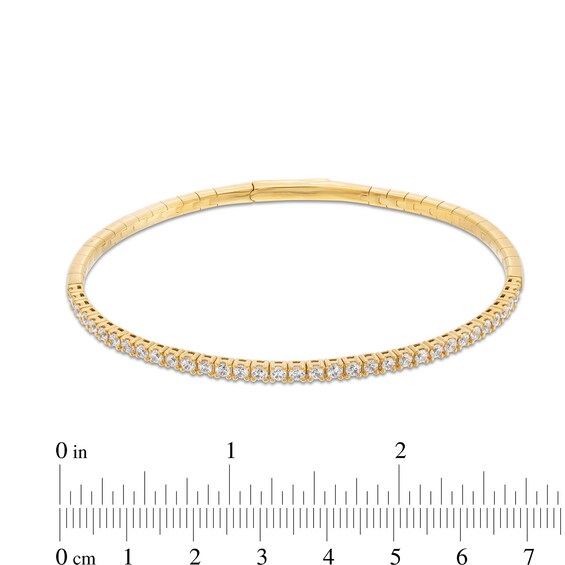 1 CT. T.w. Lab-Grown Diamond Flexible Bangle in 14K Gold (F/Si2)