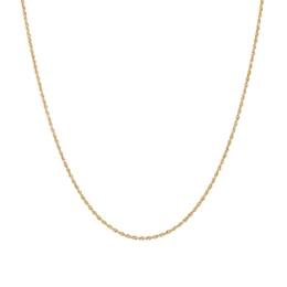 1.8mm Round Rope Chain in Semi-Solid 14K Gold - 20”