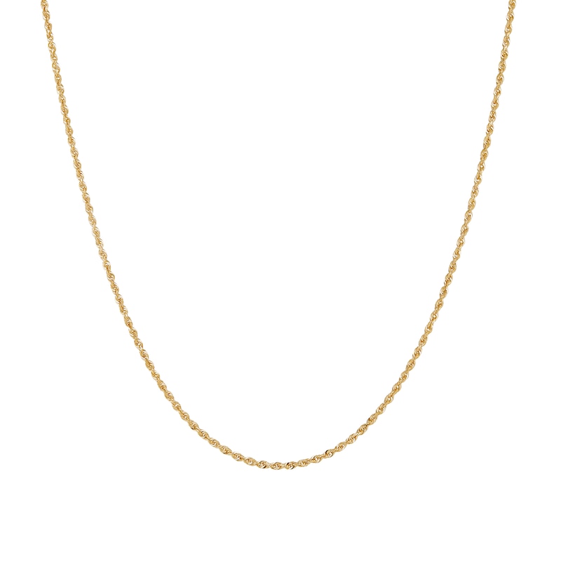 Main Image 1 of 1.8mm Round Rope Chain in Semi-Solid 14K Gold - 20”