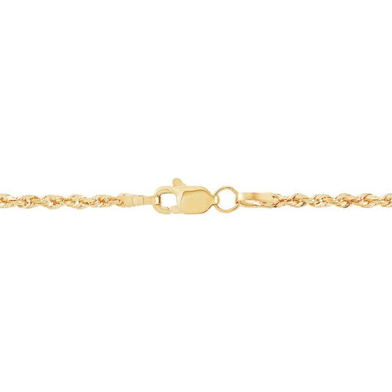 1.8mm Round Rope Chain in Semi-Solid 14K Gold - 20â