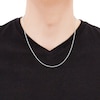 Thumbnail Image 2 of 2.4mm Round Rope Chain in Semi-Solid 14K White Gold - 20”