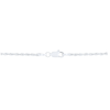 Thumbnail Image 3 of 2.4mm Round Rope Chain in Semi-Solid 14K White Gold - 20”