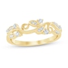 Thumbnail Image 1 of 1/5 CT. T.W. Diamond Filigree Vintage-Style Stackable Ring in 10K Gold