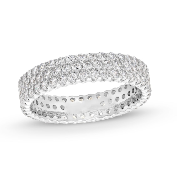 1-3/4 CT. T.w. Diamond Triple Row Eternity Band in 14K White Gold