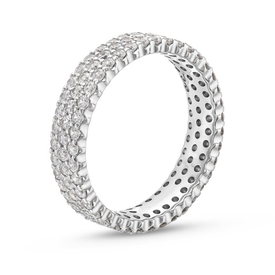 1-3/4 CT. T.w. Diamond Triple Row Eternity Band in 14K White Gold