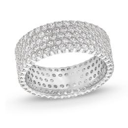 2-7/8 CT. T.W. Diamond Multi-Row Eternity Band in 14K White Gold