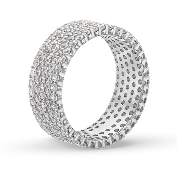 2-7/8 CT. T.w. Diamond Multi-Row Eternity Band in 14K White Gold