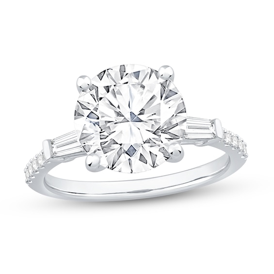 4-3/8 CT. T.w. Certified Lab-Grown Diamond Collar Engagement Ring in 14K White Gold (F/Vs2)
