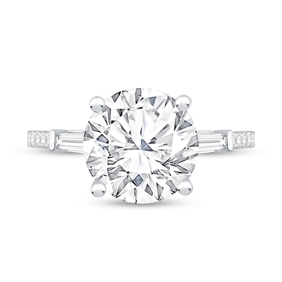 4-3/8 CT. T.w. Certified Lab-Grown Diamond Collar Engagement Ring in 14K White Gold (F/Vs2)