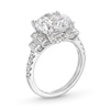 Thumbnail Image 3 of 5-5/8 CT. T.W. Certified Lab-Grown Diamond Tri-Sides Collar Engagement Ring in 14K White Gold (F/VS2)
