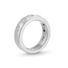 Thumbnail Image 2 of 2-1/5 CT. T.W. Multi-Shaped Certified Lab-Grown Diamond Alternating Station Anniversary Band in 14K White Gold (F/VS2)