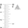 Thumbnail Image 2 of 1 CT. T.W. Trillion-Cut Certified Lab-Created Diamond Solitaire Stud Earrings in 14K White Gold (F/SI2)