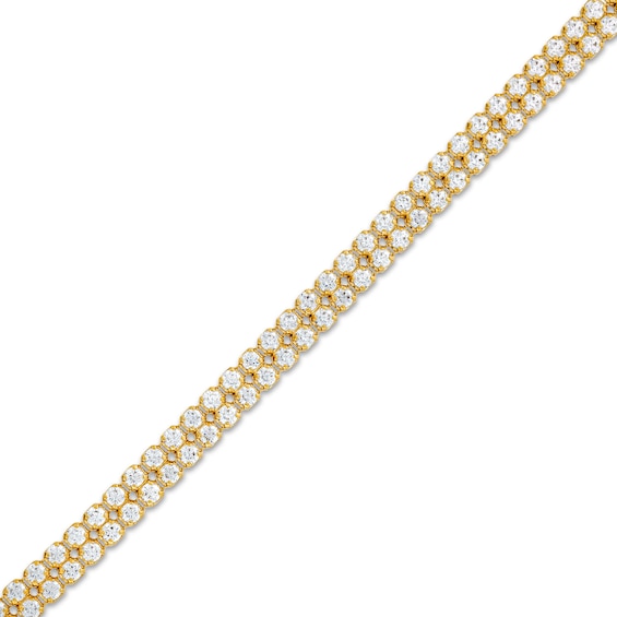 2 CT. T.w. Certified Lab-Grown Diamond Double Row Tennis Bracelet in 14K Gold (F/Si2)