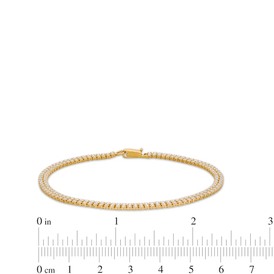 2 CT. T.w. Certified Lab-Grown Diamond Double Row Tennis Bracelet in 14K Gold (F/Si2)