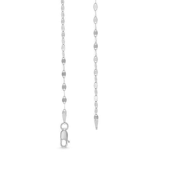 2.3mm Mirror Chain Necklace in Solid Sterling Silver -18â