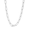 Thumbnail Image 0 of 6.0mm Paper Clip Chain Necklace in Solid Sterling Silver - 20”